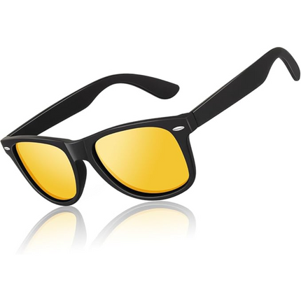 Retro Polarized Sunglasses | Classic 80's Design with UV400 Protection | Stylish Eyewear for Outdoor Activities 4