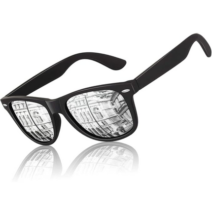 Retro Polarized Sunglasses | Classic 80's Design with UV400 Protection | Stylish Eyewear for Outdoor Activities 6