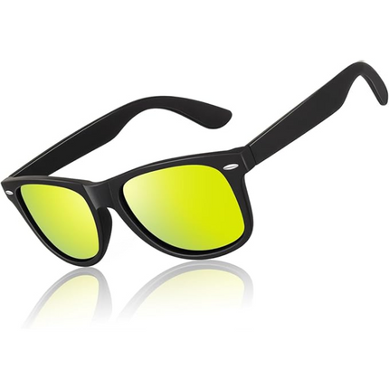 Retro Polarized Sunglasses | Classic 80's Design with UV400 Protection | Stylish Eyewear for Outdoor Activities 8