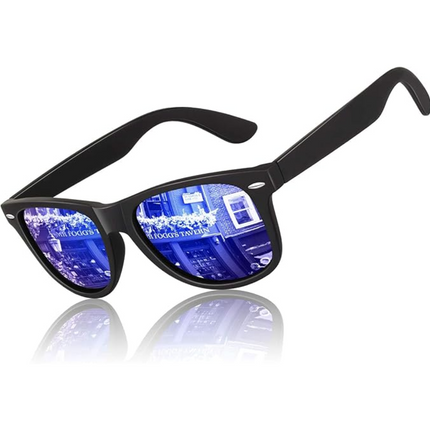 Retro Polarized Sunglasses | Classic 80's Design with UV400 Protection | Stylish Eyewear for Outdoor Activities 9