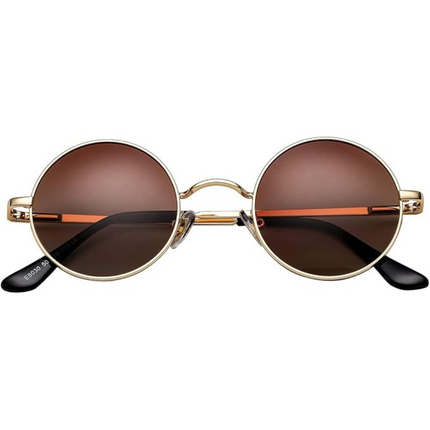 Retro Round Polarized Sunglasses with UV Protection | Vintage Style for Outdoor Adventures 1