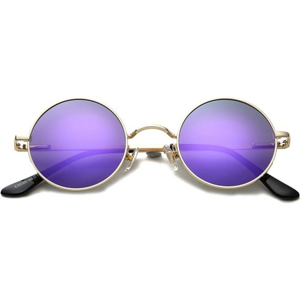 Retro Round Sunglasses with Polarized Lenses for UV Protection 2