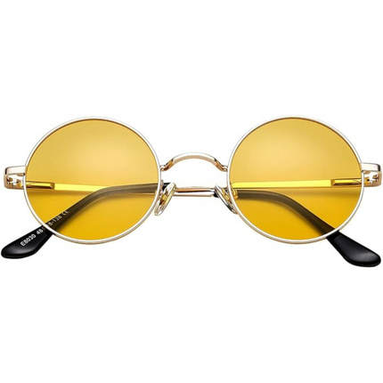 Retro Round Sunglasses with Polarized Lenses for UV Protection 5