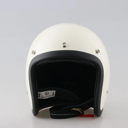 Retro Style | Low Profile Motorcycle Helmet with DOT & ECE Certification | Lightweight Design for Comfort and Safety