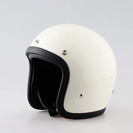 Retro Style | Low Profile Motorcycle Helmet with DOT & ECE Certification | Lightweight Design for Comfort and Safety
