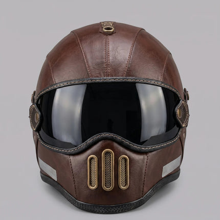 Retro | Horse Riding Helmet with Removable Visor & Integrated Face Coverage | Comfortable Protection for City Rides 3
