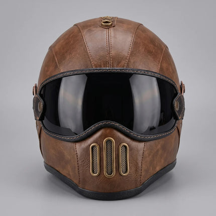 Retro | Horse Riding Helmet with Removable Visor & Integrated Face Coverage | Comfortable Protection for City Rides 4