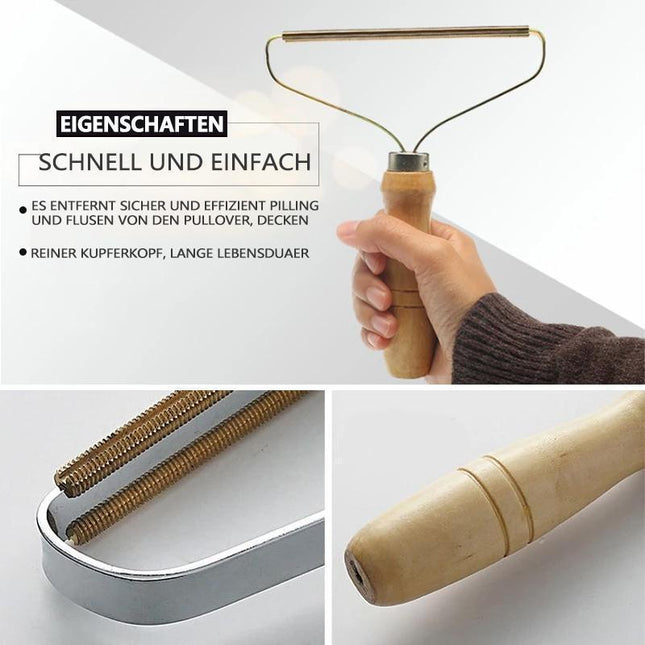 Revitalize Your Fabrics | Manual Lint Remover with Copper Head | Effective Tool for Pet Hair and Lint Removal 1