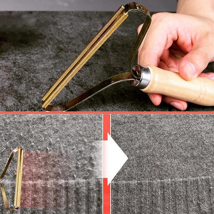 Revitalize Your Fabrics | Manual Lint Remover with Copper Head | Effective Tool for Pet Hair and Lint Removal 3