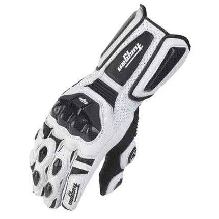 RidePro Carbon | Leather Motorcycle Gloves with Carbon Fiber Protection | Waterproof & Touchscreen Compatible for All-Weather Riding 0