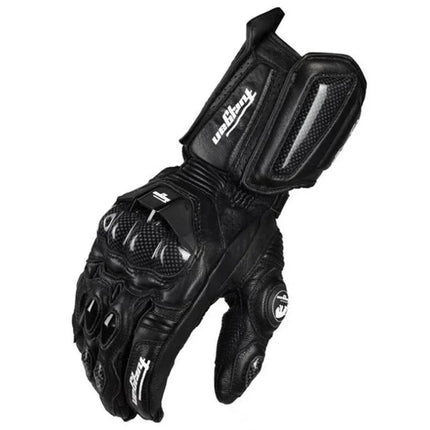 RidePro Carbon | Leather Motorcycle Gloves with Carbon Fiber Protection | Waterproof & Touchscreen Compatible for All-Weather Riding 1