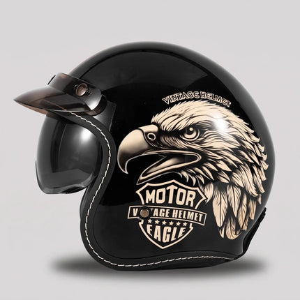 Rider's Choice | 3/4 Open-Face Helmet with Lightweight Design | Comfortable Fit for Urban Riding 3