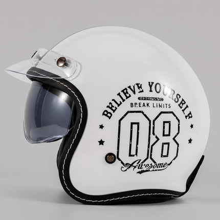 Rider's Choice | 3/4 Open-Face Helmet with Lightweight Design | Comfortable Fit for Urban Riding 4