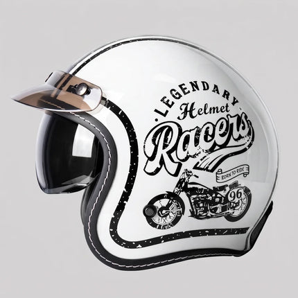 Rider's Choice | 3/4 Open-Face Helmet with Lightweight Design | Comfortable Fit for Urban Riding 5