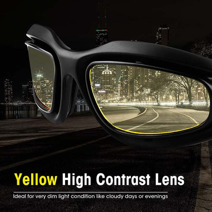 Rider's Choice | Motorcycle Sunglasses with Polarized UV400 Lenses | Secure Fit for Ultimate Eye Protection 4