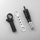 Rivet Tool Kit | Electric Drill Adapter with Interchangeable Nozzles | Versatile Fastening Solution for Home Repairs 0