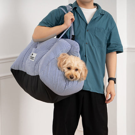 RoadTrip Collection | Pet Car Seat Bed with Adjustable Safety Straps | Cozy Bolster for Secure Travel 4