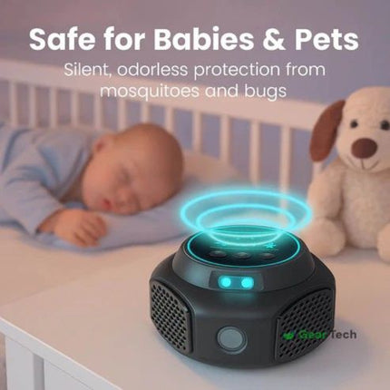 Rodent Defense | Ultrasonic Mouse Repellent with Silent Operation | Plug-In Design for 3200 sq ft Coverage 4
