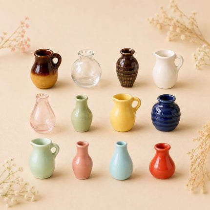 Fridge Magnets, Mini Ceramic Vase Refrigerator Magnets for Flowers – image 8