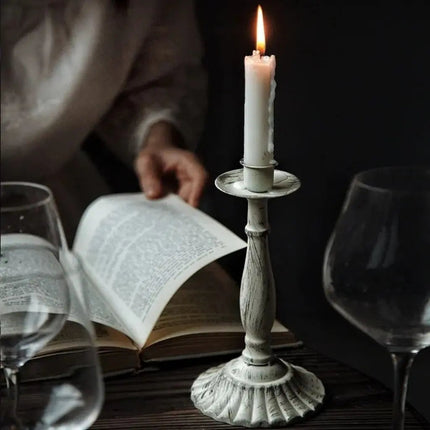 Metal Candle Holders, Candlesticks for Dining Table Centerpiece and Mantel Decor – image 11