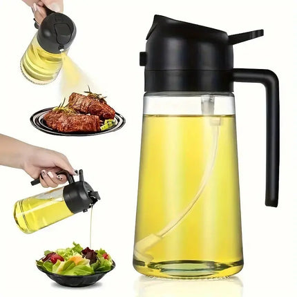 Olive Oil Dispenser, Glass Oil Spray Bottle with Leak Proof Nozzle – image 8