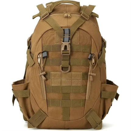 RuggedGear | 40L Tactical Backpack with Waterproof Nylon & Customizable Fit | Versatile Storage for Outdoor Adventures 0