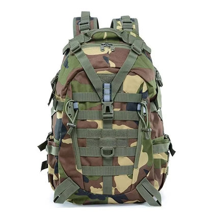 RuggedGear | 40L Tactical Backpack with Waterproof Nylon & Customizable Fit | Versatile Storage for Outdoor Adventures 8