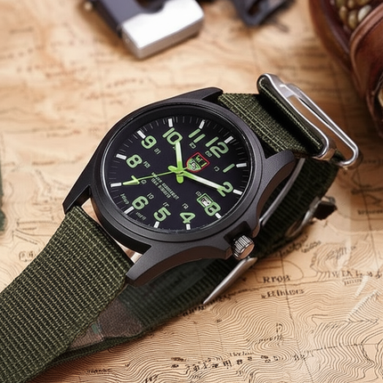 Rugged Outdoor Watch | Waterproof Hiking Watch with Stopwatch & Night Illumination | Durable Design for Adventure Seekers 8