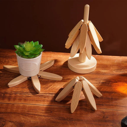 Rustic Charm | Wood Trivet for Hot Dishes & Pots | Safe Surface Protection for Cozy Meals 3
