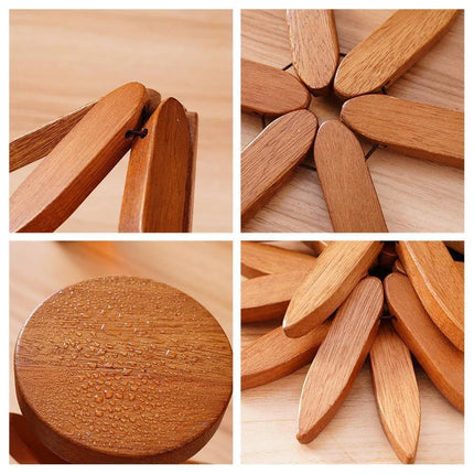 Rustic Charm | Wood Trivet for Hot Dishes & Pots | Safe Surface Protection for Cozy Meals 5
