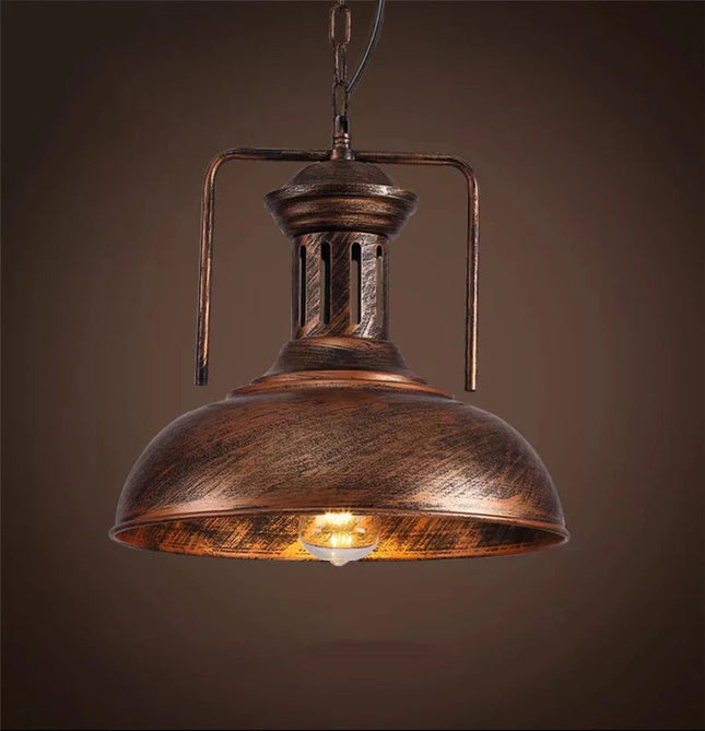 Rustic Collection | Kitchen Pendant Lighting with Vintage Iron Design | Warm Ambient Hanging Lights for Cozy Home Decor 0