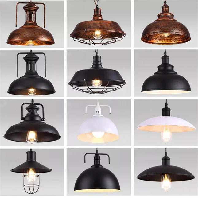 Rustic Collection | Kitchen Pendant Lighting with Vintage Iron Design | Warm Ambient Hanging Lights for Cozy Home Decor 1