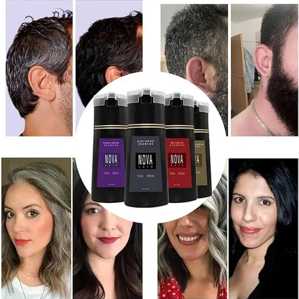 Hair Dye Shampoo, Ammonia Free Hair Dye for Gray Coverage – image 8