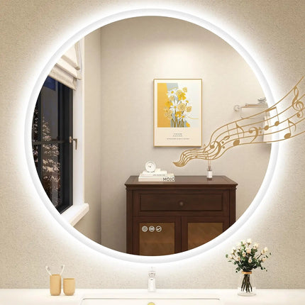 Lighted Vanity Mirror for Bathroom, LED Bathroom Mirror with Lights and Anti Fog – photo 31
