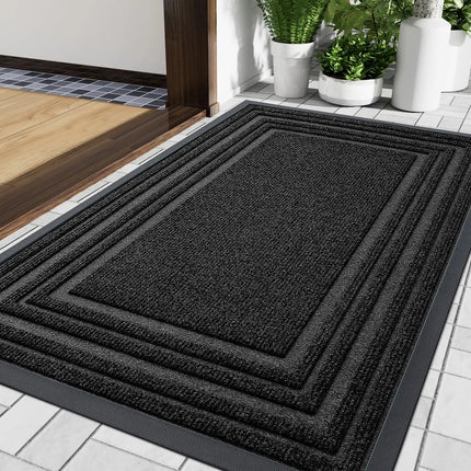 Rubber Door Mats, Welcome Mat for Front Door