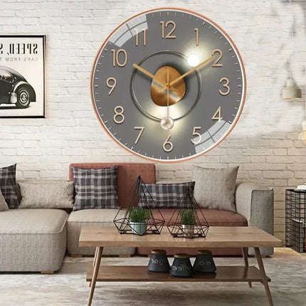 Wall Clock for Living Room, Battery Operated Wall Clock for Bedroom and Office – image 5