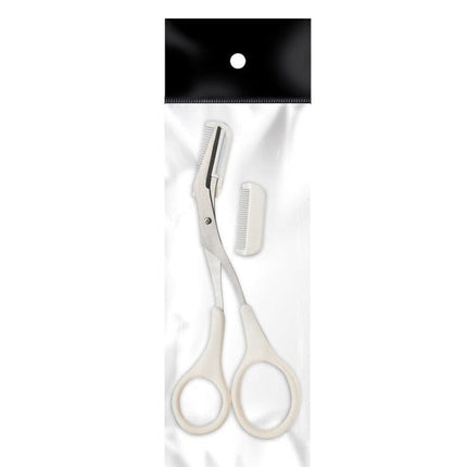 Eyebrow Scissors with Comb, Small Scissors for Eyebrow and Eyelash Trimming