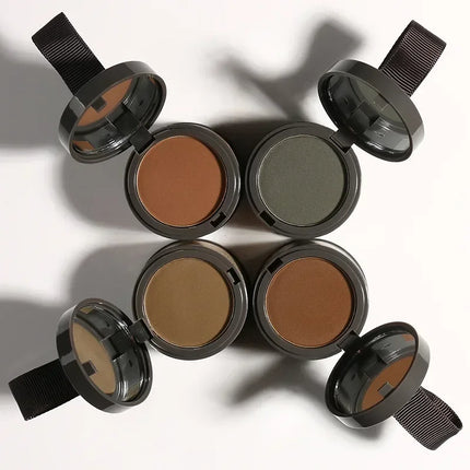 Thinning Hair Powder with Puff and Mirror, Hairline Filler and Shadow