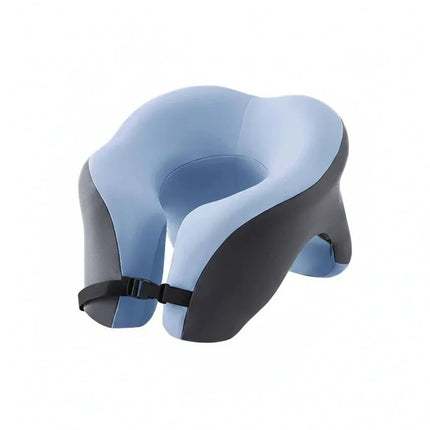 Travel Neck Pillow, Memory Foam Travel Pillow for Airplane and Car, Ergonomic Neck Support Pillow for Long Flights – image 6
