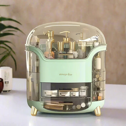 Cosmetic Organizer for Bedroom Vanity and Dorm with Two Layer Storage – image 8