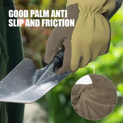 Gardening Gloves for Women, Thorn Proof Garden Gloves with Microfiber Leather Palm