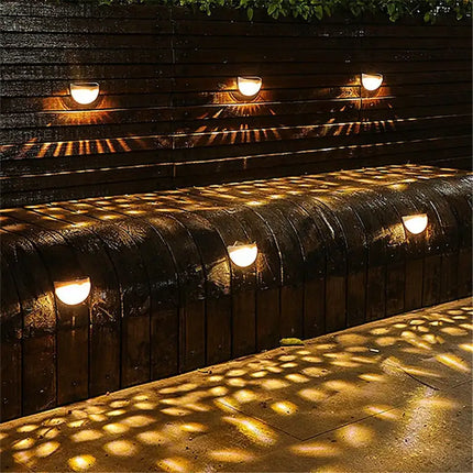 Solar Outdoor Wall Lamp with Waterproof Design | Wireless Automatic Lighting for Gardens and Patios