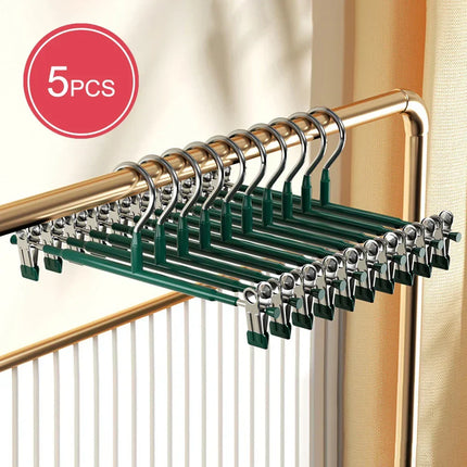 Pants Hangers with Clips, Non Slip Metal Clip Hanger in Stainless Steel – image 5