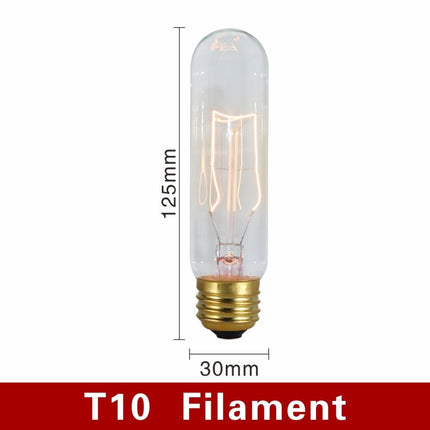 Vintage Light Bulbs with E27 Base for Dimming | Soft Warm Light for Cozy Atmosphere