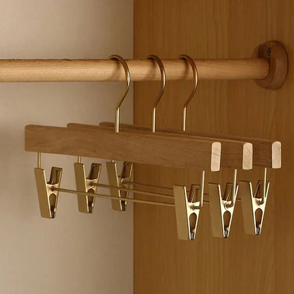 Wooden Clothes Hangers Set of 2, Wooden Coat Hangers for Suits and Sweaters – image 7