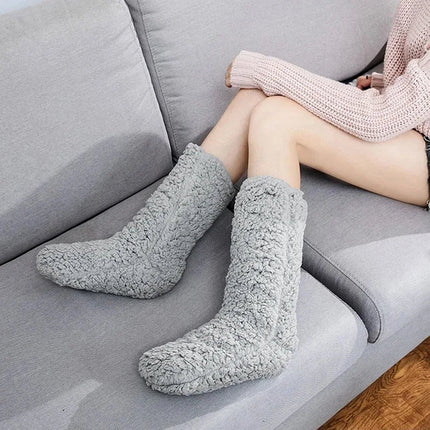 Grip Socks for Women, Non Slip Thermal Socks for Home and Bed – image 9