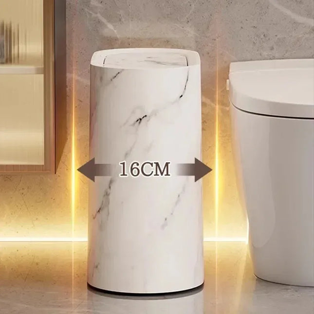 Small Trash Can with Lid, Kitchen Trash Can