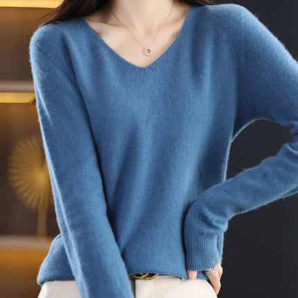 Womens Sweaters, Knit Sweater with Crew Neck – image 14