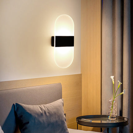 Motion-Activated LED Wall Light with USB Rechargeable Design | Stylish Home Lighting for Hallways and Bedrooms