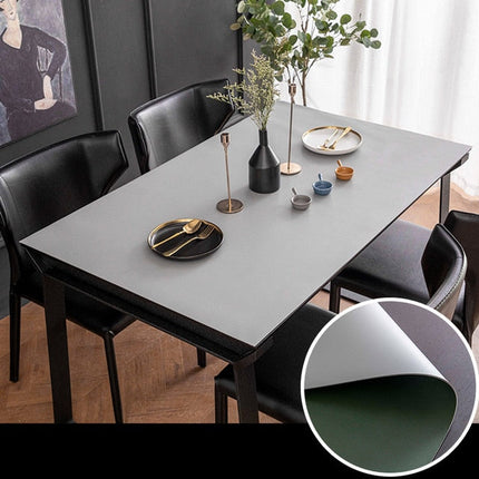 Waterproof Table Mat, Dining Table Protector in Faux Leather – image 8